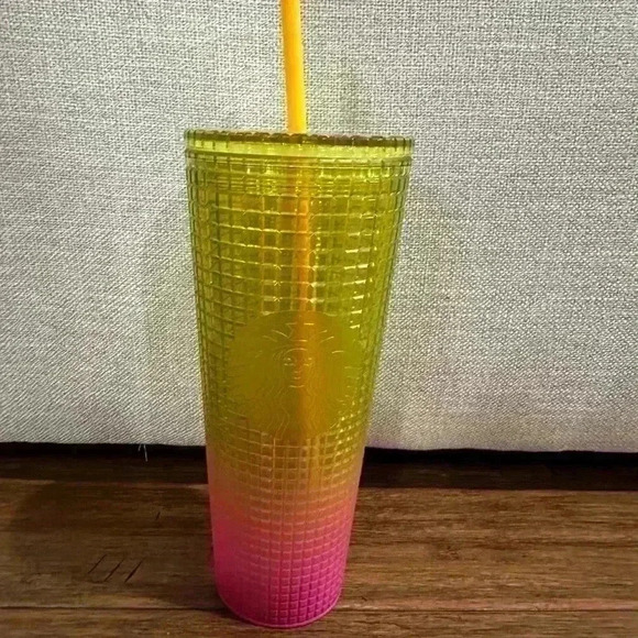 Starbucks Summer 2022 Sunset gridded tumbler venti size (24oz) - Picture 1 of 4